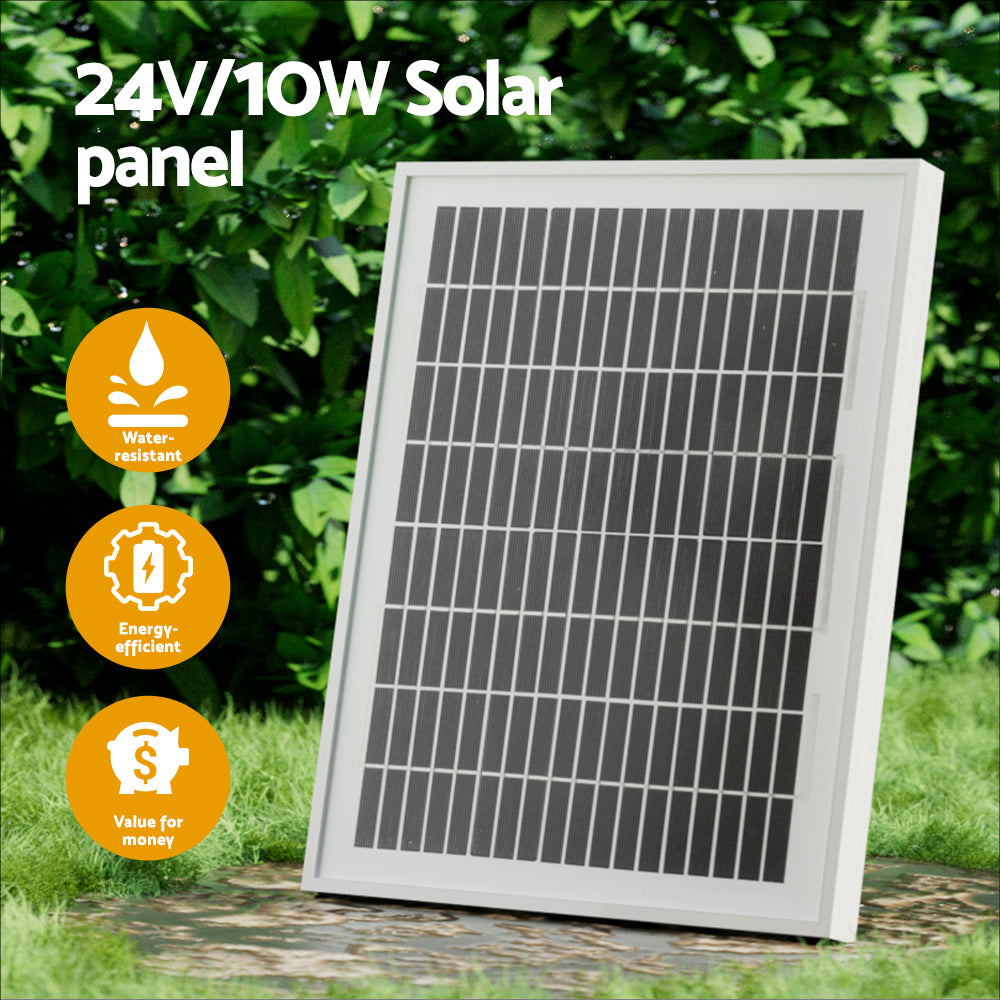 Dual Swing Gate Opener Automatic Solar Power 10W 600KG 10M GO-SWING-M02-10W-SOLAR