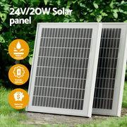 Dual Swing Gate Opener 20W Full Solar Power 600KG 10M GO-SWING-M02-20W-SOLAR