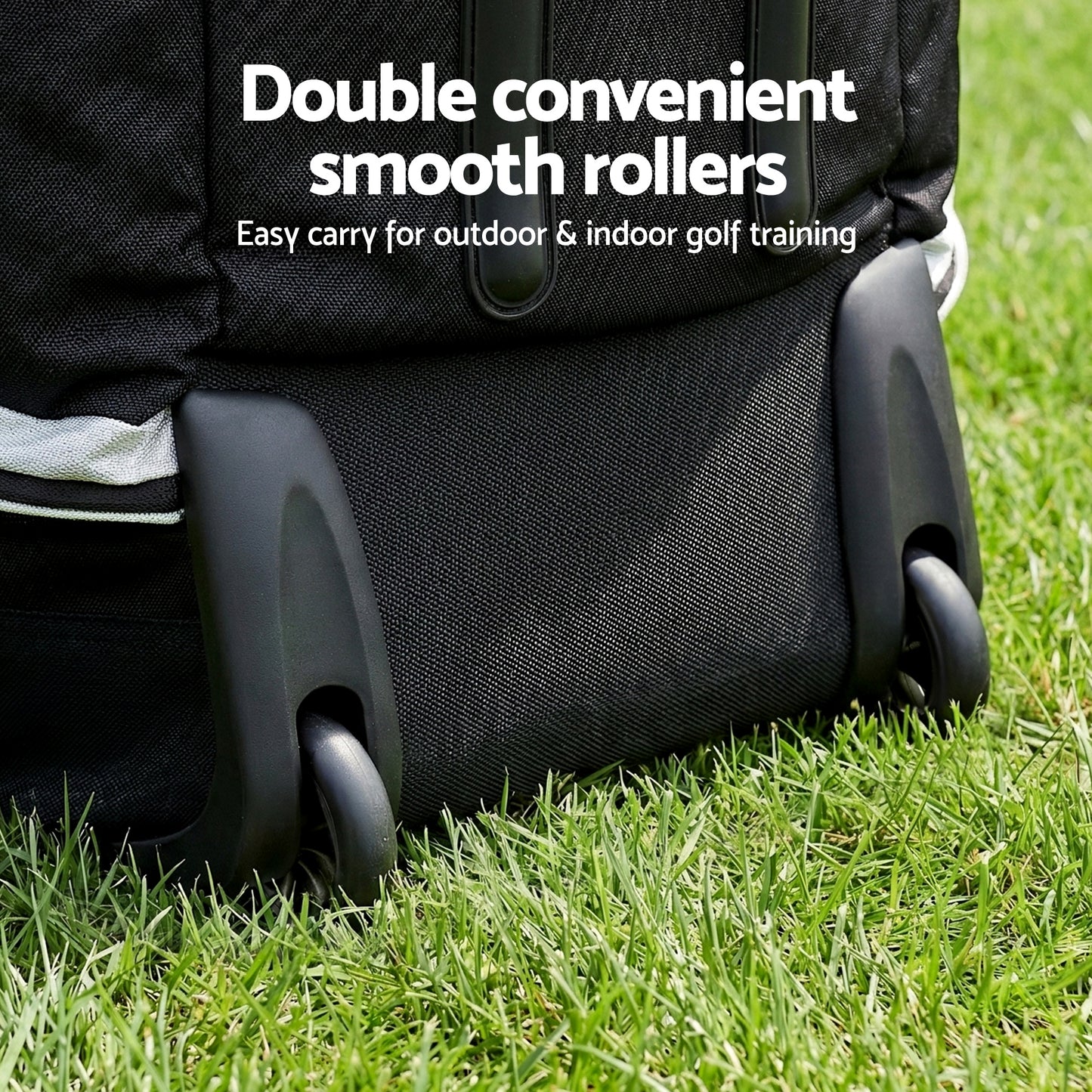 Everfit Golf Travel Bags for Airlines with Wheels Golf Clubs Hard Case Foldable GOLF-A-BAG-WHEEL-GY
