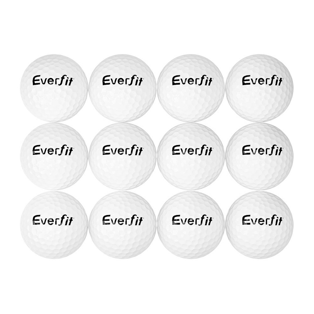 Everfit 12Pcs Golf Ball Set Reusable Distance Golf Balls Practice Training GOLF-A-BALL-12PK