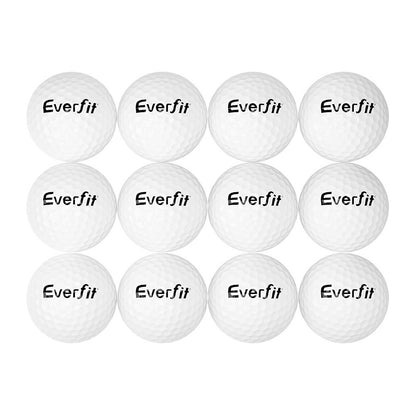 Everfit 12Pcs Golf Ball Set Reusable Distance Golf Balls Practice Training GOLF-A-BALL-12PK