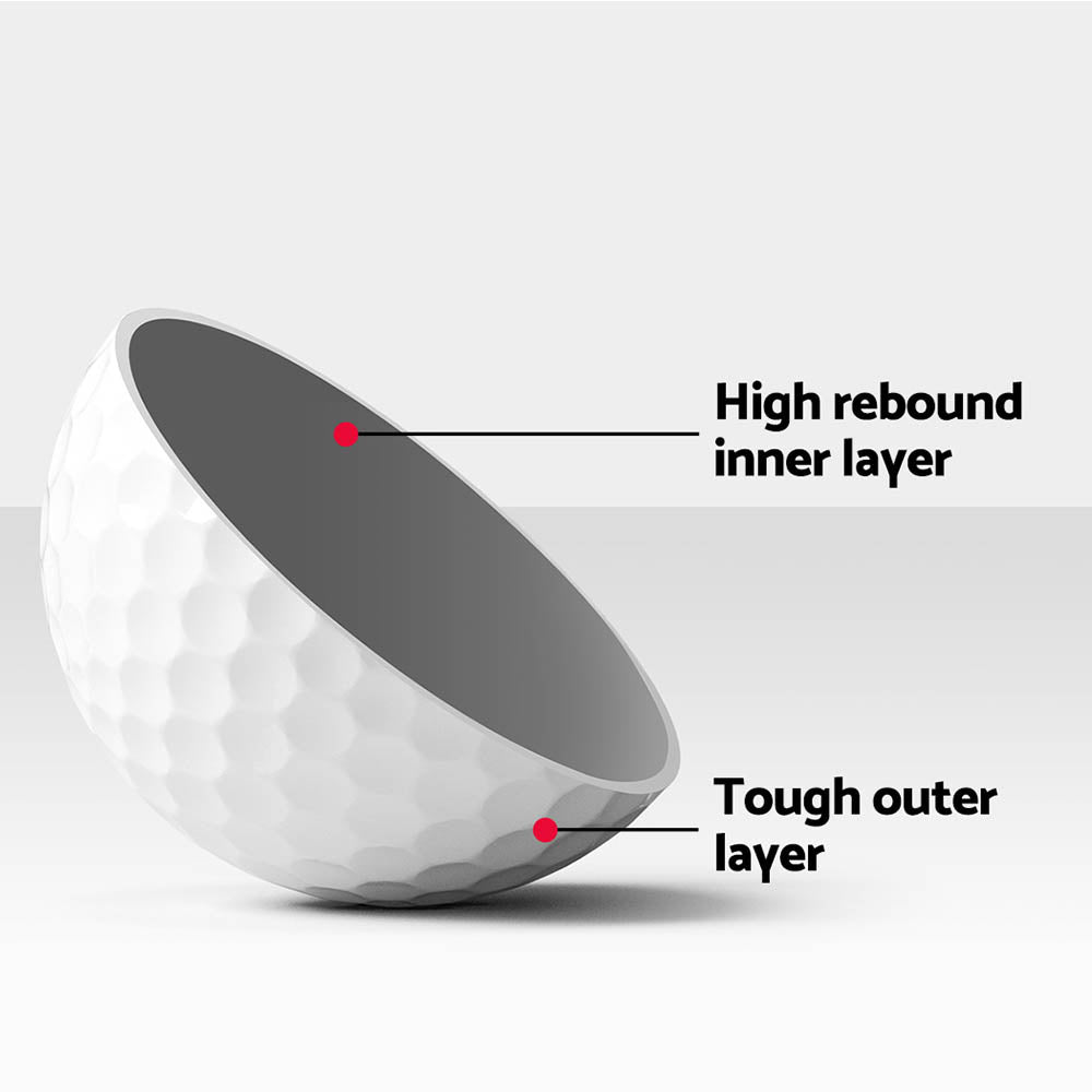 Everfit 48pcs Golf Ball Set Reusable Distance Golf Balls Practice Training GOLF-A-BALL-12PKX4