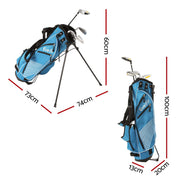 Everfit Golf Clubs Set Junior Right Handed Golf Wedges Iron Golf Stand Bag GOLF-A-CLUB-KID-5-AB