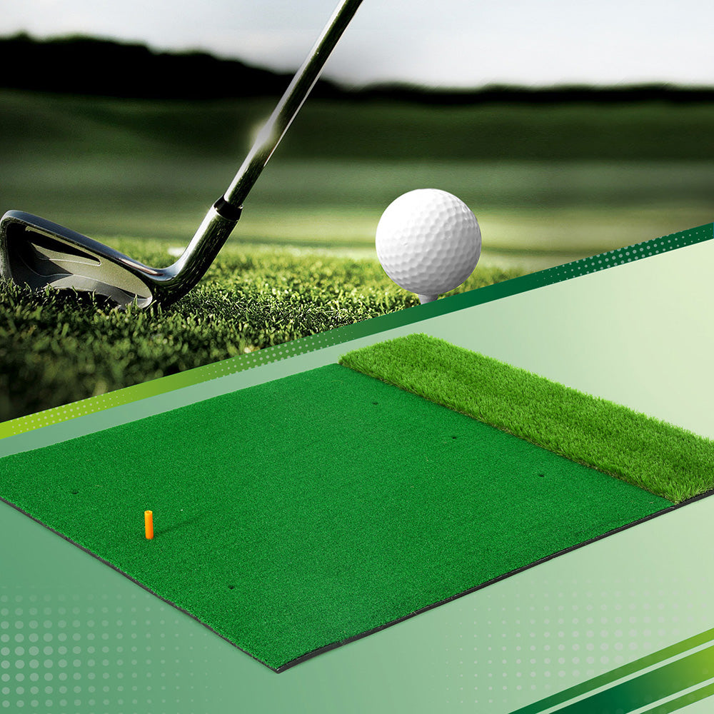 Everfit Golf Hitting Mat Portable Driving Range Practice Training Aid 2 in 1 GOLF-A-MAT-2IN1-GR