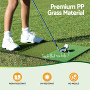Everfit Golf Hitting Mat Portable Driving Range Practice Training Aid 3 in 1 GOLF-A-MAT-3IN1-GN