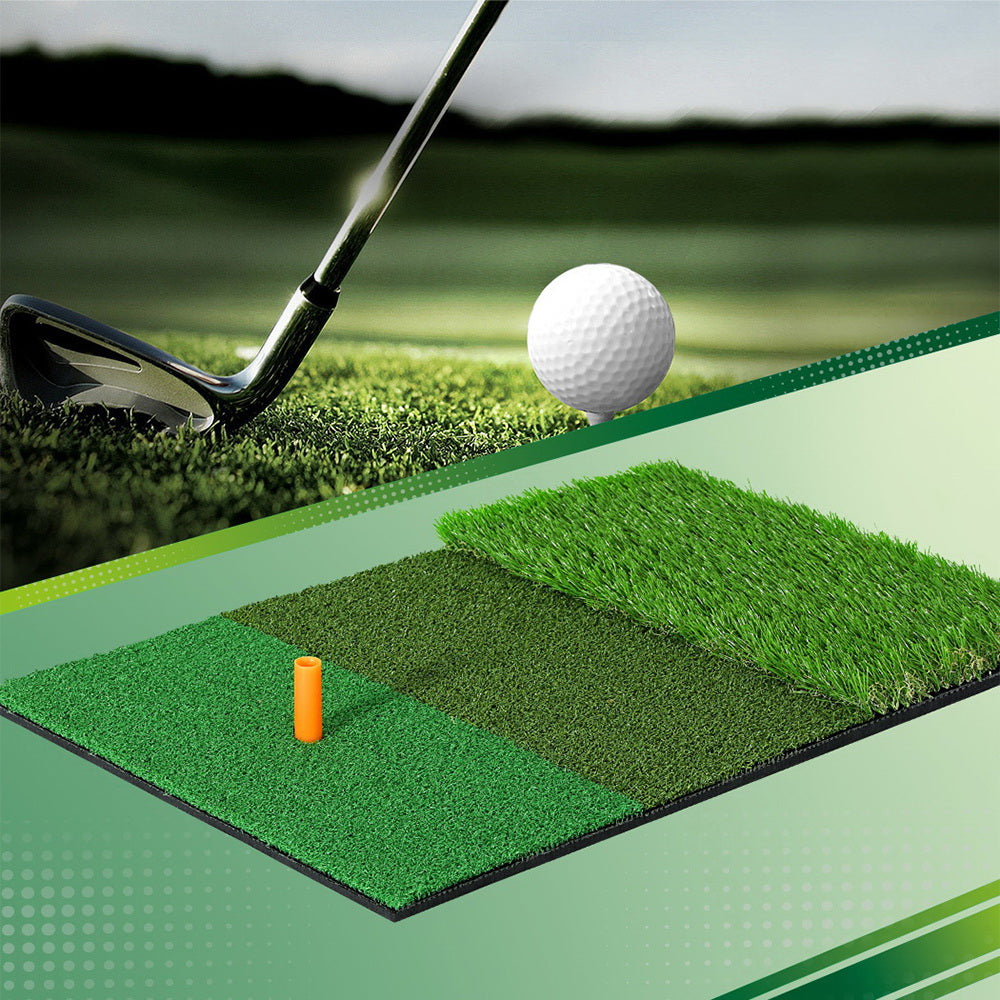 Everfit Golf Hitting Mat Portable Driving Range Practice Training Aid 3 in 1 GOLF-A-MAT-3IN1-GN
