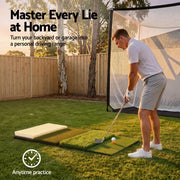Everfit Golf Hitting Mat Practice Turf 4 in 1 Foldable Training Aid Backyard GOLF-A-MAT-4IN1-GN