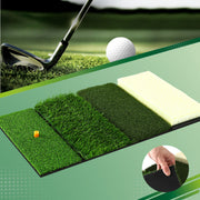 Everfit Golf Hitting Mat Practice Turf 4 in 1 Foldable Training Aid Backyard GOLF-A-MAT-4IN1-GN
