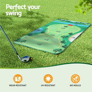 Everfit Golf Chipping Game Mat Indoor Outdoor Practice Training Aid Set GOLF-A-MAT-COMBO-GN