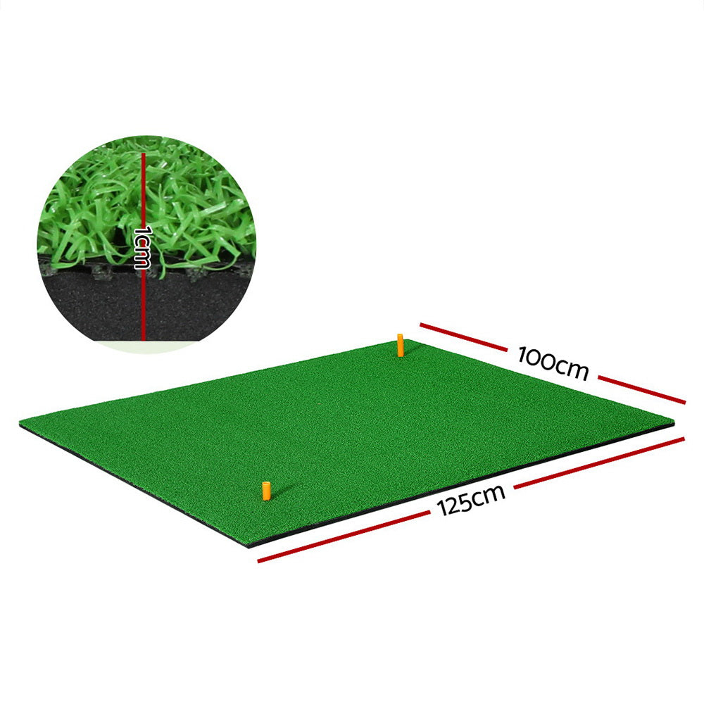 Everfit Golf Hitting Mat Portable Driving Range Practice Training Aid 100x125cm GOLF-A-MAT-L-GN