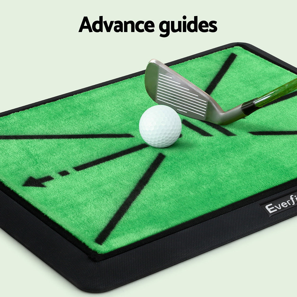 Everfit Golf Hitting Mat Training Swing Path Feedback Detection Batting 44x33cm GOLF-A-MAT-TRACE-GR