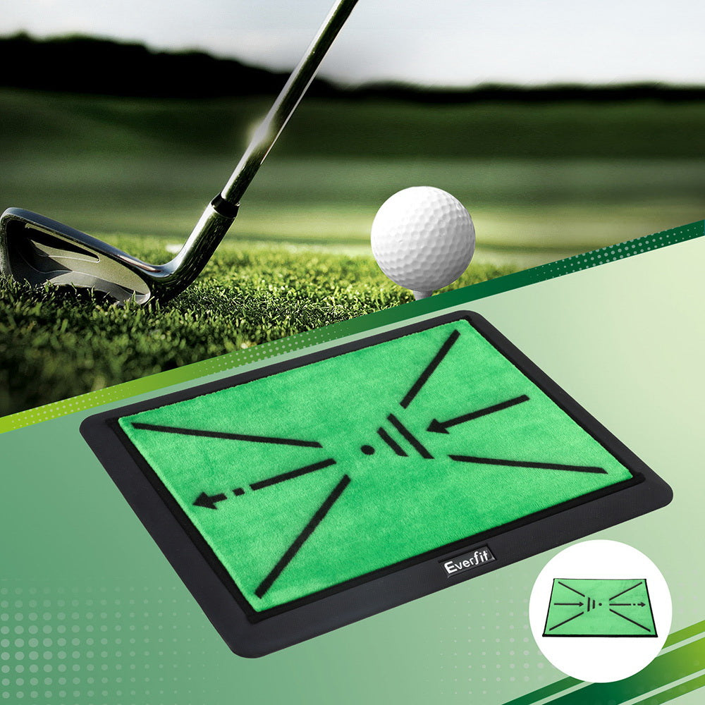 Everfit Golf Hitting Mat Training Swing Path Feedback Detection Batting 44x33cm GOLF-A-MAT-TRACE-GR