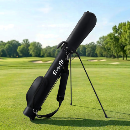 Everfit Golf Stand Bag Lightweight Sunday Pitch And Putt Bag Black GOLF-B-BAG-LIGHT-A-BK