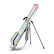 Everfit Golf Stand Bag Lightweight Sunday Pitch And Putt Bag Holographic GOLF-B-BAG-LIGHT-B-C