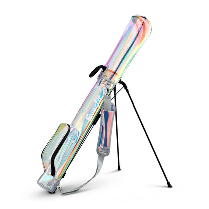 Everfit Golf Stand Bag Lightweight Sunday Pitch And Putt Bag Holographic GOLF-B-BAG-LIGHT-B-C