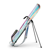 Everfit Golf Stand Bag Lightweight Sunday Pitch And Putt Bag Holographic GOLF-B-BAG-LIGHT-B-C