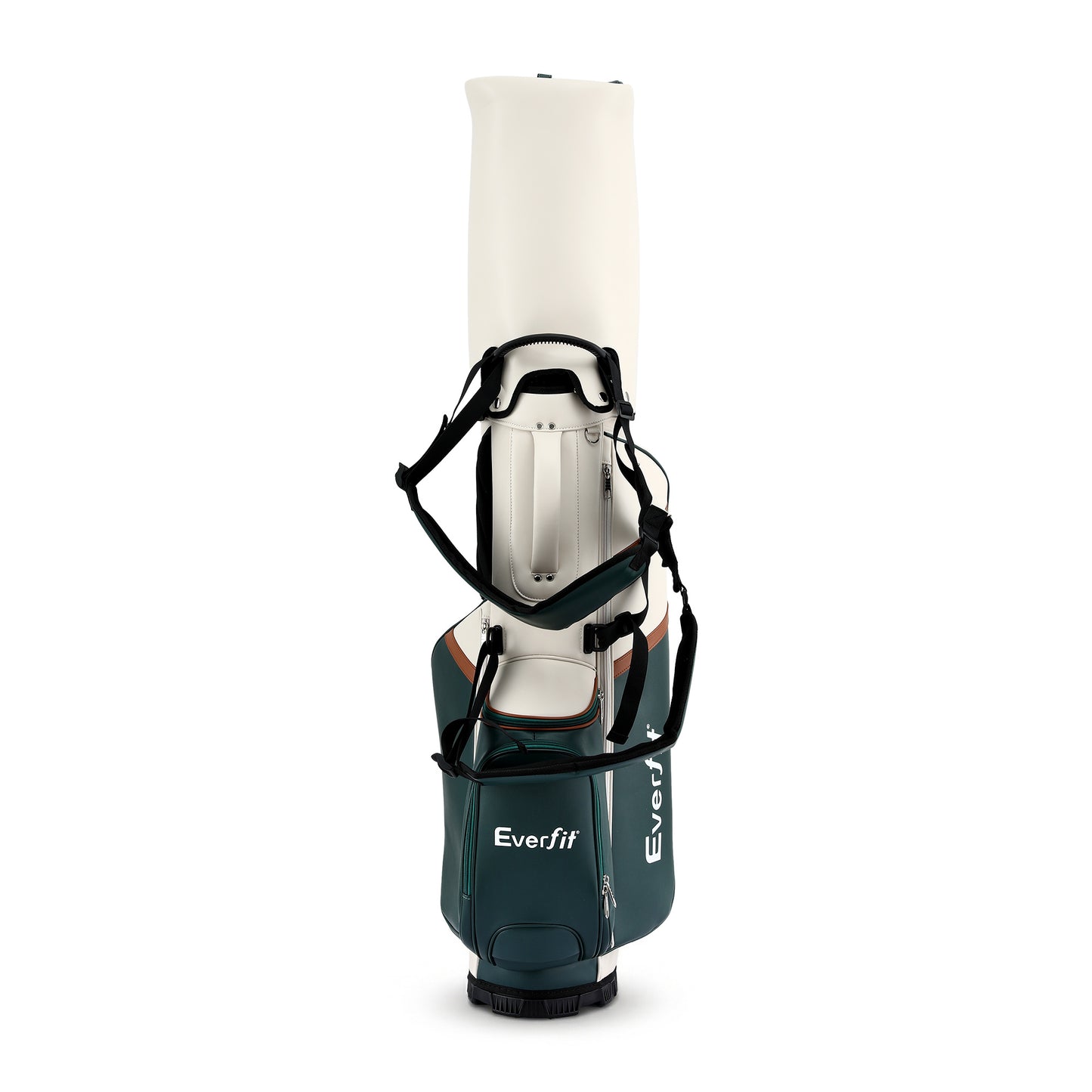 Everfit Golf Stand Bag Lightweight Carry Bag Dual Strap Club Divider GOLF-B-BAG-STAND-B-GN