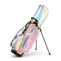 Everfit Golf Stand Bag Lightweight Carry Bag Dual Strap Club Divider Holographic GOLF-B-BAG-STAND-C-C