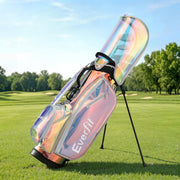 Everfit Golf Stand Bag Lightweight Carry Bag Dual Strap Club Divider Holographic GOLF-B-BAG-STAND-C-C
