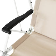 Gardeon Outdoor Swing Chair Garden Lounger Furniture Canopy 2 Seater Beige GSC-BST-2S-LOUNGE-BE