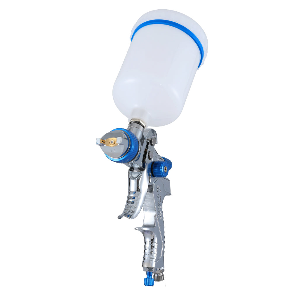 Giantz Spray Gun Paint Gun HVLP Gravity Feed 1.4mm 1.7mm 2.0mm Nozzles Included GSG-1SG-WH