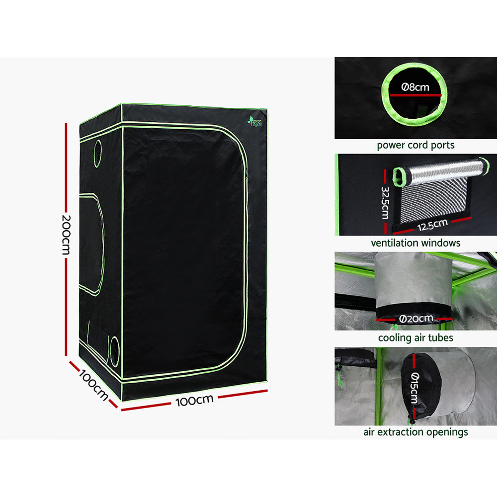 Greenfingers Grow Tent Light Kit 100x100x200CM 220W LED Full Spectrum GT-D-100X100X200-BOARD-220-DIM