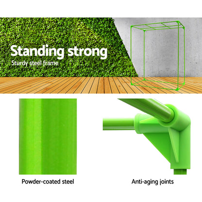 Green Fingers Grow Tent 120x120x200CM Hydroponics Kit Indoor Plant Room System GT-D-120X120X200