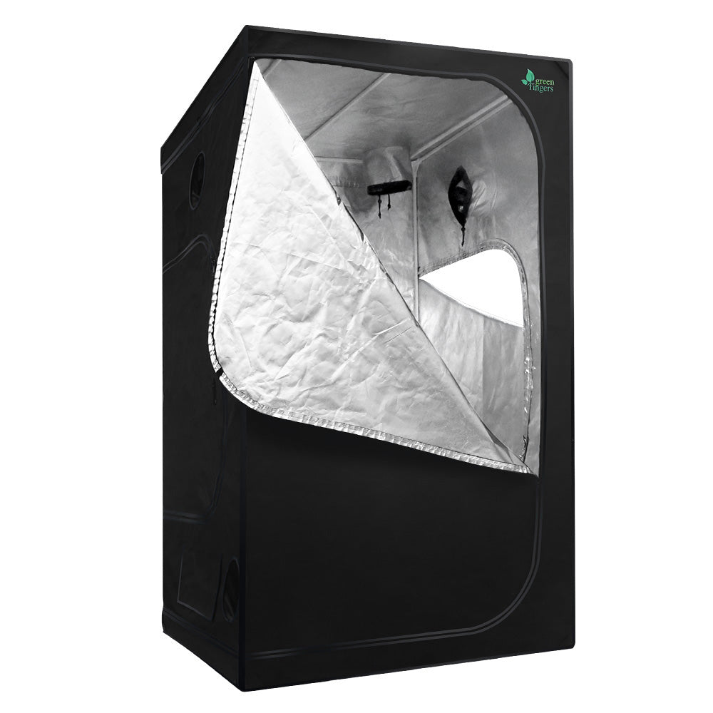 Greenfingers Grow Tent 120x120x200CM Hydroponics Kit Indoor Grow System Black GT-D-120X120X200-BK