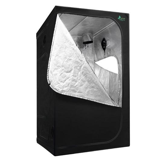 Greenfingers Grow Tent 120x120x200CM Hydroponics Kit Indoor Grow System Black GT-D-120X120X200-BK
