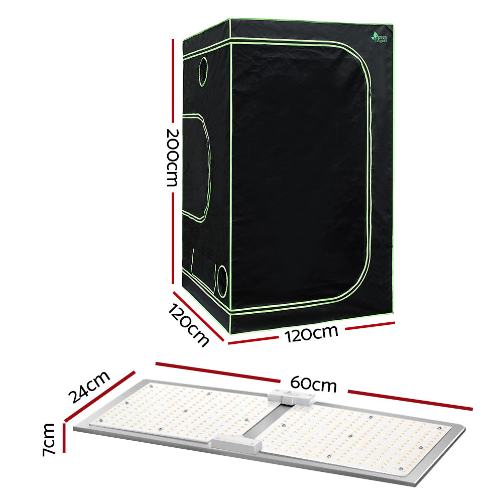 Greenfingers Grow Tent Light Kit 120x120x200CM 220W LED Full Spectrum GT-D-120X120X200-BOARD-220-DIM