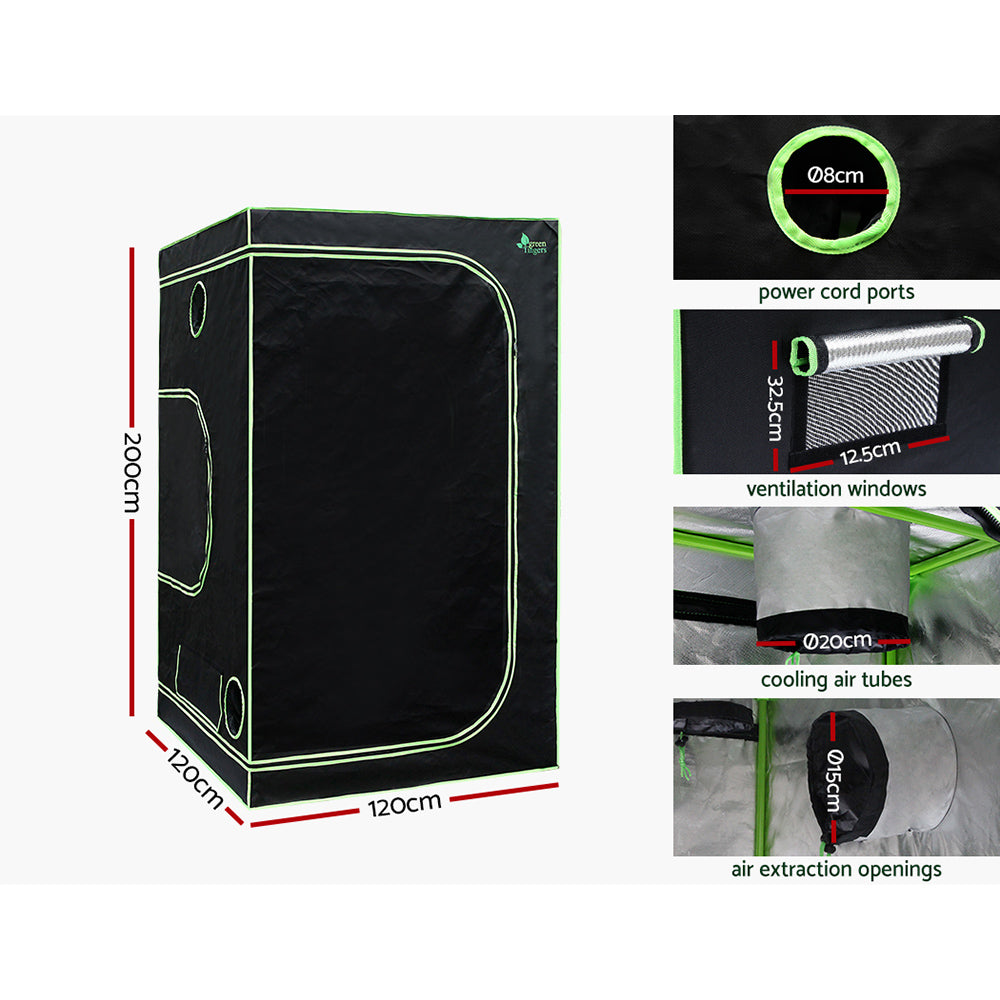 Greenfingers Grow Tent Light Kit 120x120x200CM 220W LED Full Spectrum GT-D-120X120X200-BOARD-220-DIM