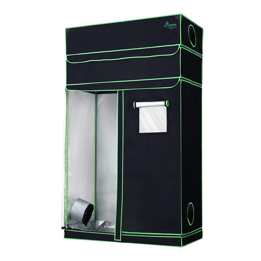 Greenfingers Grow Tent 120x60x210CM Height Adjustable Hydroponics Kit Indoor Grow System GT-D-120X60X180-210-DIY