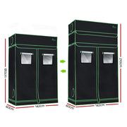 Greenfingers Grow Tent 120x60x210CM Height Adjustable Hydroponics Kit Indoor Grow System GT-D-120X60X180-210-DIY