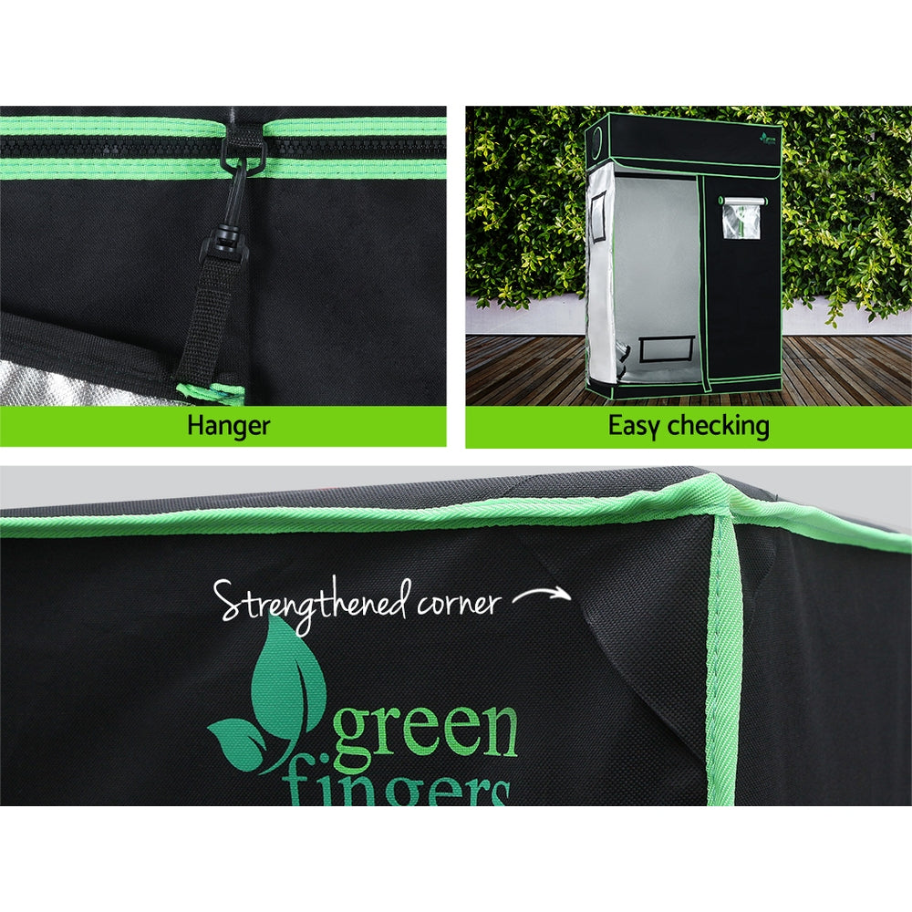 Greenfingers Grow Tent 120x60x210CM Height Adjustable Hydroponics Kit Indoor Grow System GT-D-120X60X180-210-DIY