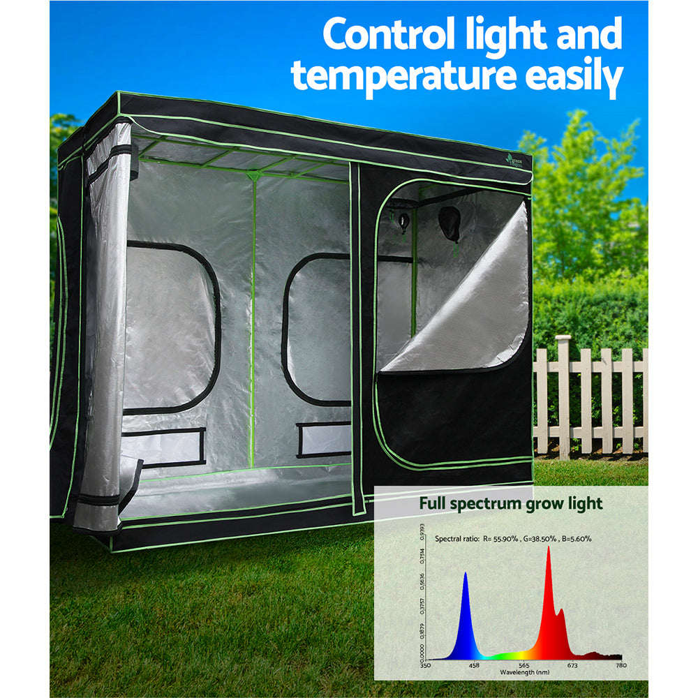 Greenfingers Grow Tent Light Kit 240x120x200CM 220W LED Full Spectrum GT-D-240X120X200-BOARD-220-DIM