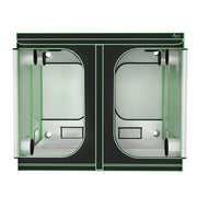 Green Fingers Grow Tent Kits 240x240x200cm Hydroponics Indoor Grow System Black GT-D-240X240X200-BK