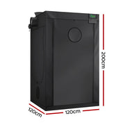 Green Fingers Grow Tent Kits 120x120x200cm Hydroponics Indoor Grow System GT-D-RO-120X120X200