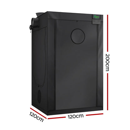 Green Fingers Grow Tent Kits 120x120x200cm Hydroponics Indoor Grow System GT-D-RO-120X120X200
