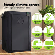 Green Fingers Grow Tent Kits 120x120x200cm Hydroponics Indoor Grow System GT-D-RO-120X120X200