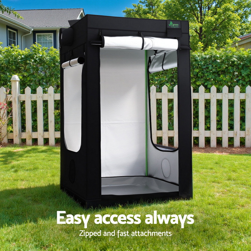 Green Fingers Grow Tent Kits 120x120x200cm Hydroponics Indoor Grow System GT-D-RO-120X120X200