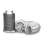 Greenfingers 6"Ventilation Kit Fan Grow Tent Kit Carbon Filter Duct Speed Controlled,Greenfingers GT-KIT-DUCT-6IN