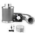 Green Fingers 6"Ventilation Kit Fan Hydroponics Grow Tent Kit Carbon Filter Duct,Green Fingers 6"Ventilation GT-KIT-VENT-6IN
