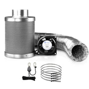 Green Fingers 6"Ventilation Kit Fan Hydroponics Grow Tent Kit Carbon Filter Duct,Green Fingers 6"Ventilation GT-KIT-VENT-6IN