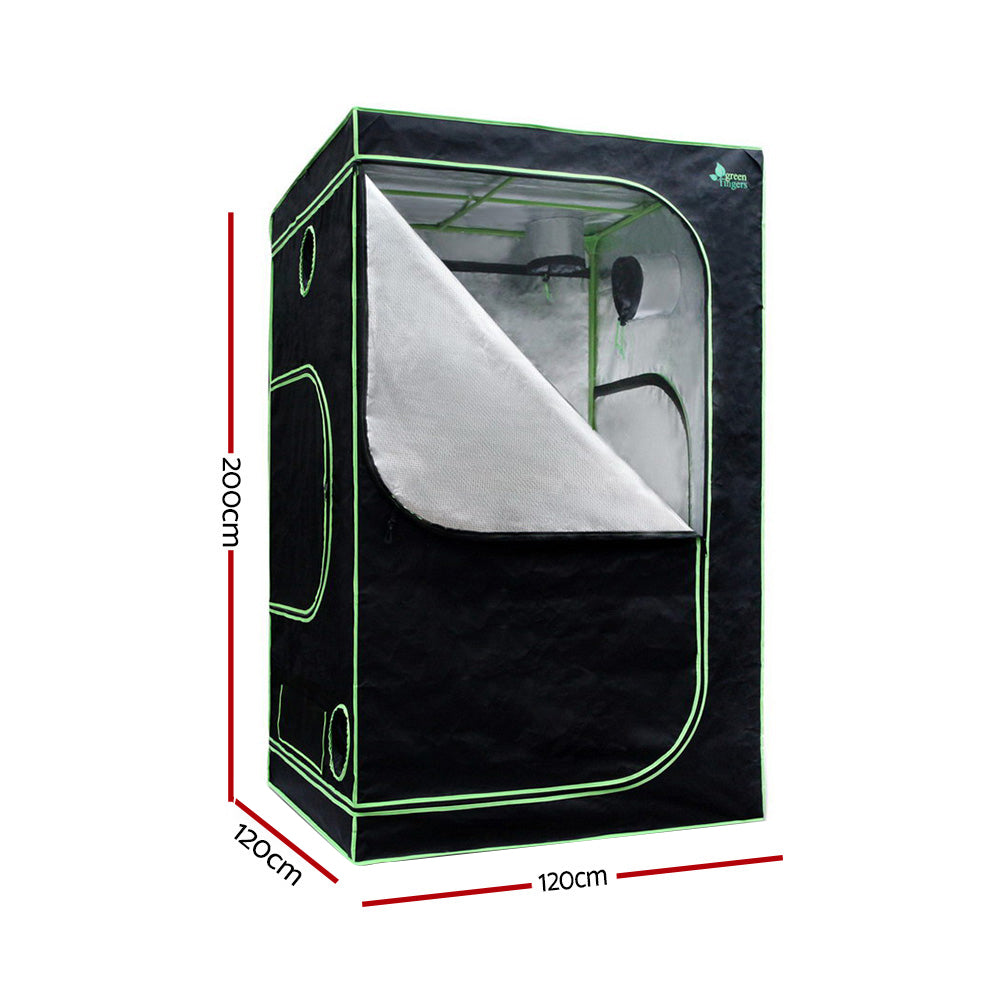 Green Fingers Grow Tent Light Kit 120x120x200CM 2000W LED 6" Vent Fan,Green Fingers Grow Tent Light Kit LED GT-TLK-120X120X200-2000-6IN