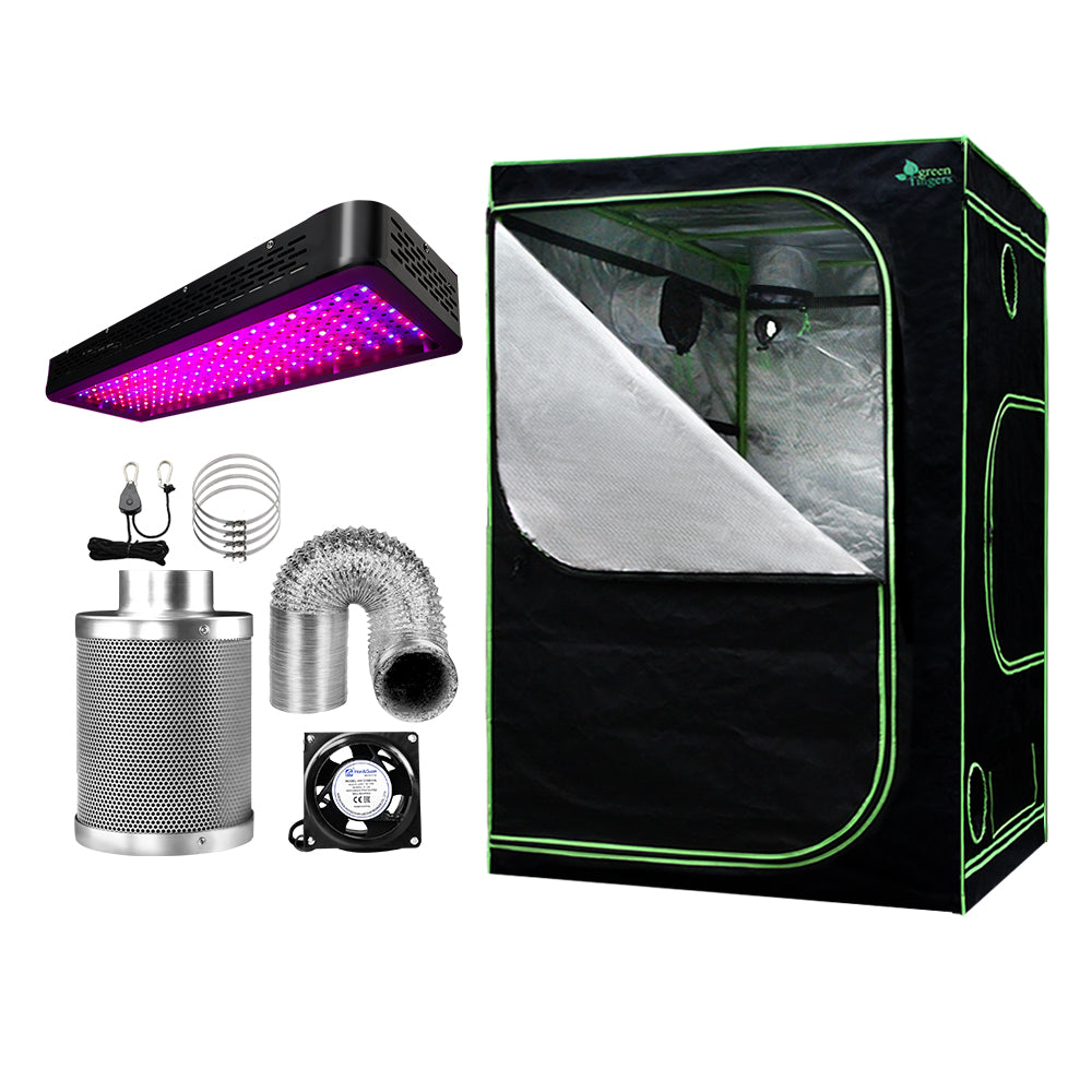 Green Fingers Grow Tent Light Kit 150x150x200CM 2000W LED 4" Vent Fan,Green Fingers Grow Tent Light Kit LED GT-TLK-150X150X200-2000-4IN