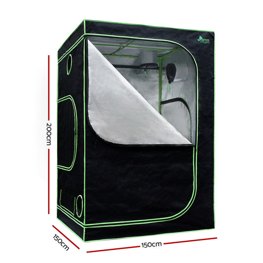Green Fingers Grow Tent Light Kit 150x150x200CM 2000W LED 6" Vent Fan,Green Fingers Grow Tent Light Kit LED GT-TLK-150X150X200-2000-6IN