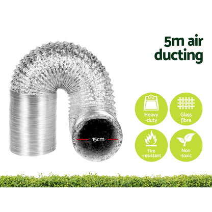 Green Fingers Grow Tent Light Kit 150x150x200CM 2000W LED 6" Vent Fan,Green Fingers Grow Tent Light Kit LED GT-TLK-150X150X200-2000-6IN