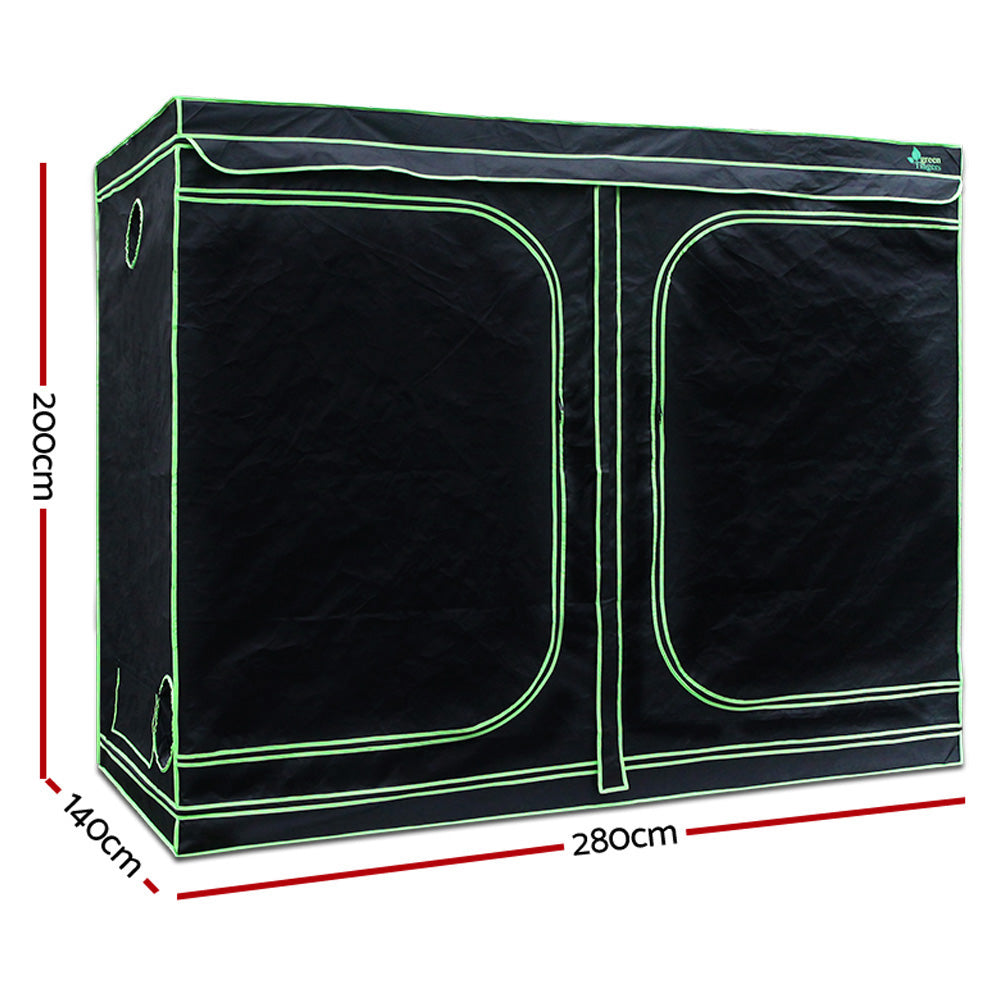 Green Fingers Grow Tent Light Kit 280x140x200CM 2000W LED 6" Vent Fan,Green Fingers Grow Tent Light Kit LED GT-TLK-280X140X200-2000-6IN