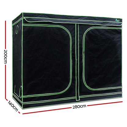 Green Fingers Grow Tent Light Kit 280x140x200CM 2000W LED 6" Vent Fan,Green Fingers Grow Tent Light Kit LED GT-TLK-280X140X200-2000-6IN