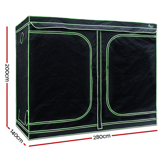 Green Fingers Grow Tent Light Kit 280x140x200CM 2000W LED 6" Vent Fan,Green Fingers Grow Tent Light Kit LED GT-TLK-280X140X200-2000-6IN